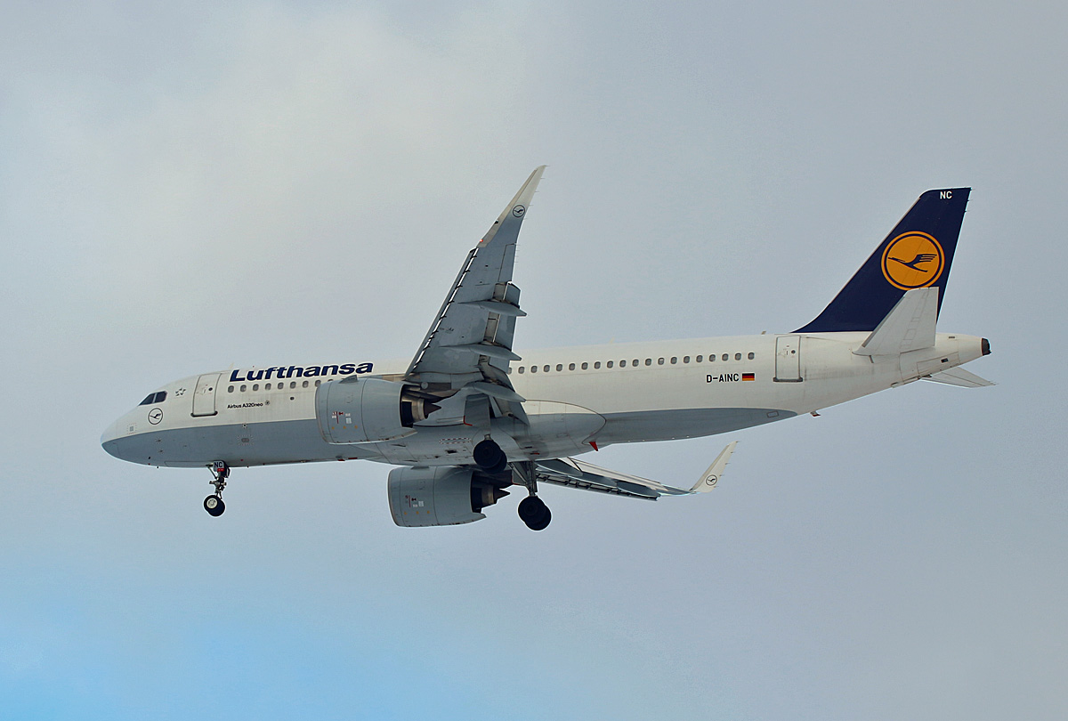 Lufthansa, Airbus A 320-271N, D-AINC, BER, 13.02.2021