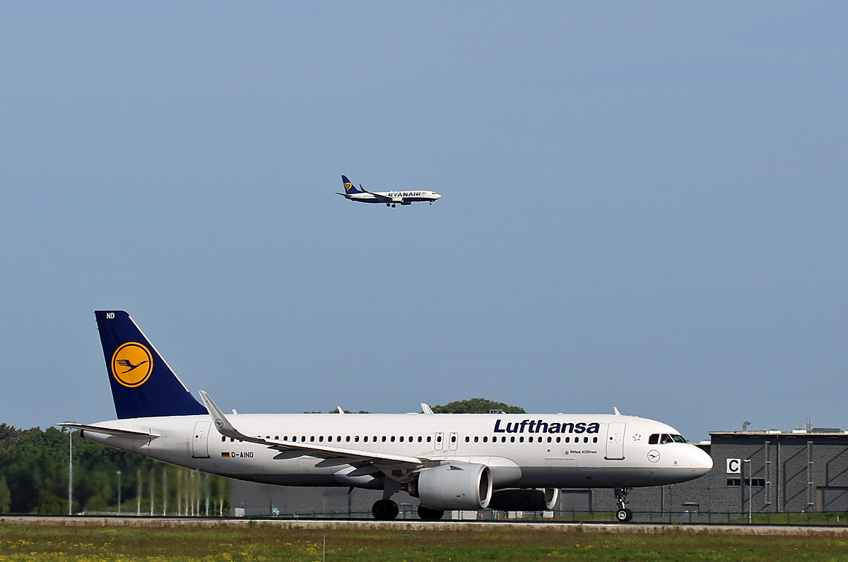 Lufthansa, Airbus A 320-271N, D-AIND, BER, 18.05.2023