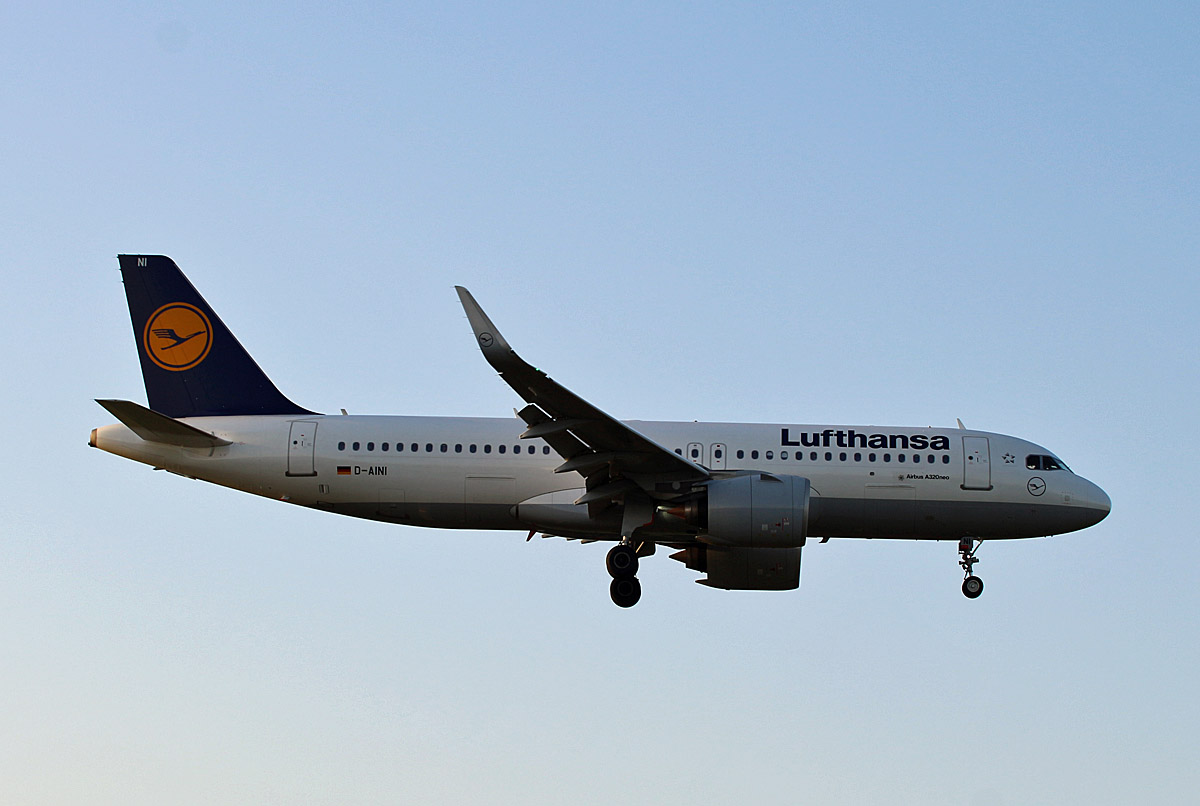 Lufthansa, Airbus A 320-271N, D-AINI, TXL, 06.09.2019