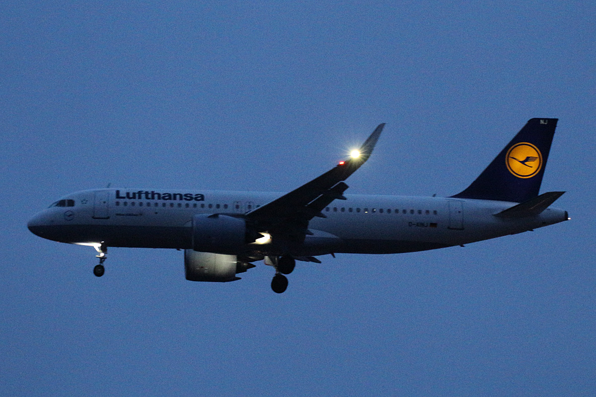 Lufthansa, Airbus A 320-271N, D-AINJ, TXL, 19.01.2020