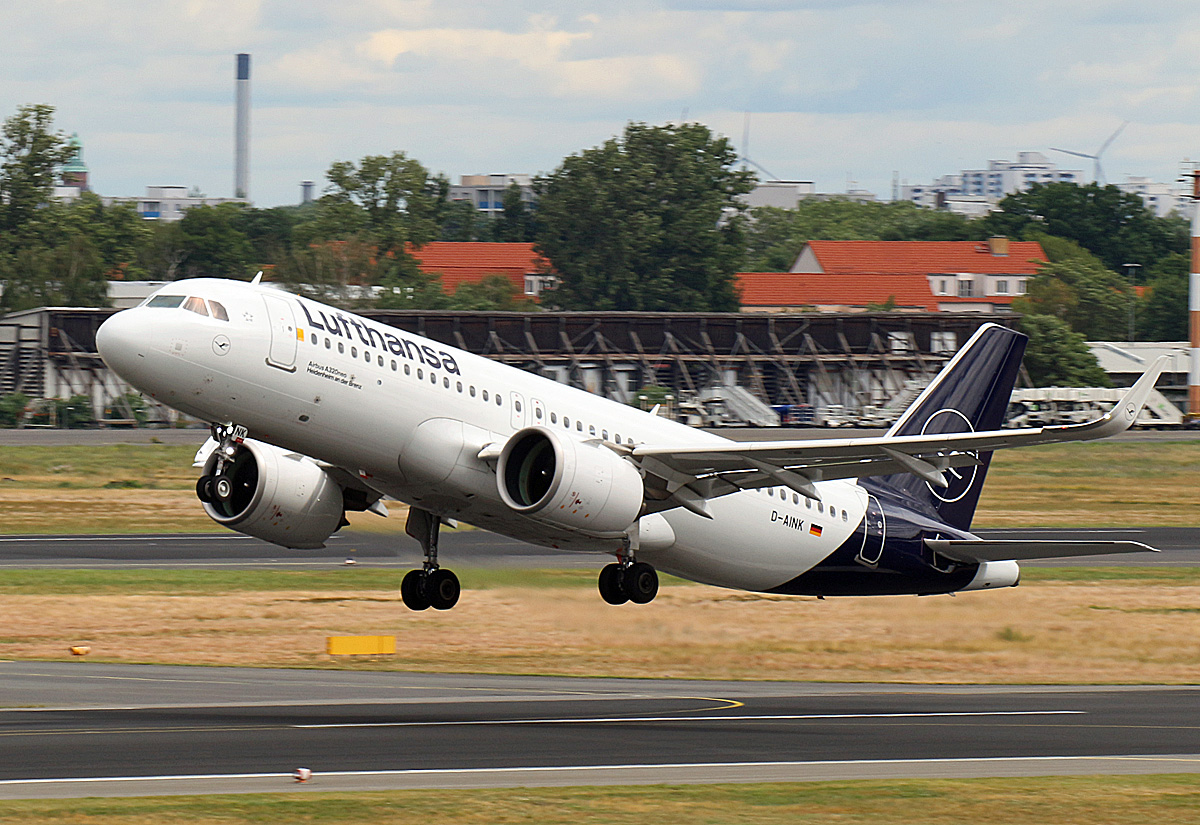 Lufthansa, Airbus A 320-271N, D-AINK,  Heidenheim an der Brenz , TXL, 05.07.2020