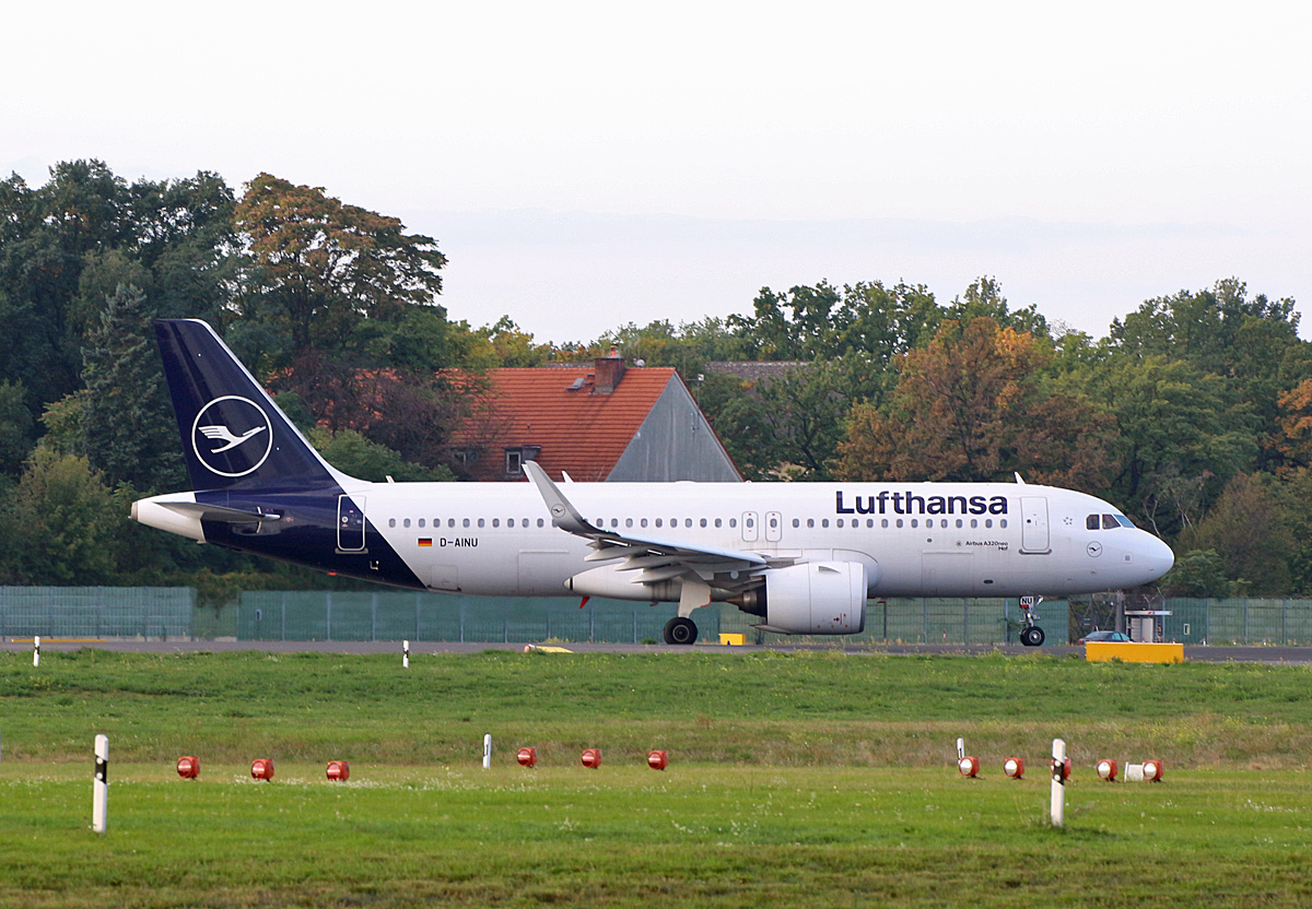 Lufthansa, Airbus A 320-271N, D-AINU, TXL, 11.10.2020