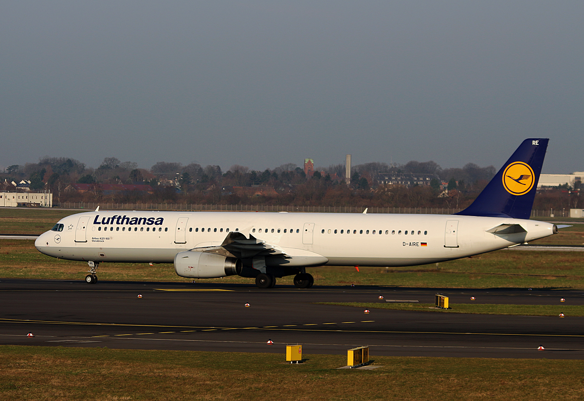 Lufthansa, Airbus A 321-131, D-AIRE  Osnabrck , DUS, 10.03.2016