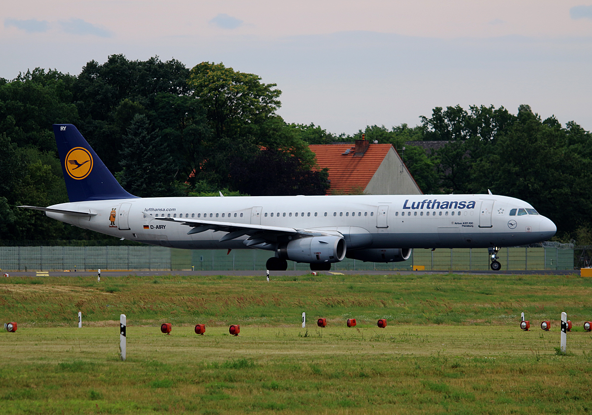 Lufthansa, Airbus A 321-131, D-AIRY  Flensburg, Die Maus , TXL, 14.07.2016