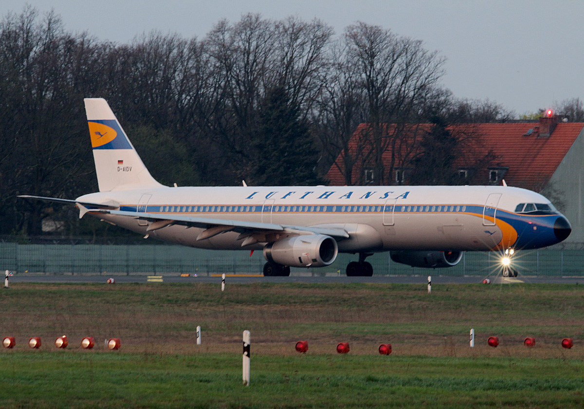 Lufthansa, Airbus A 321-231, D-AIDV, TXL,02.04.2017