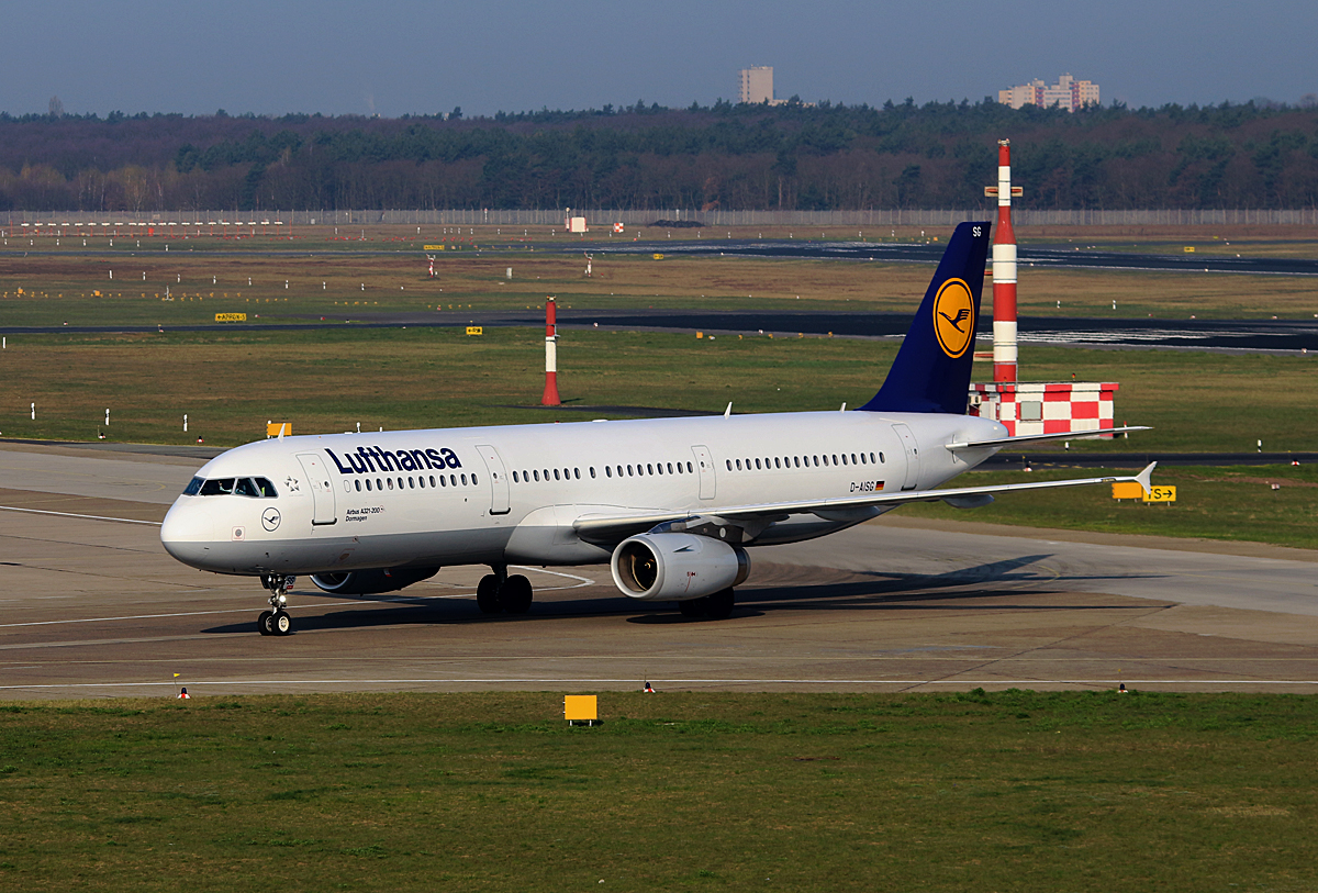 Lufthansa, Airbus A 321-231 D-AISG  Dormagen , TXL, 09.04.2016