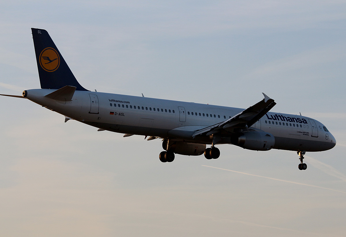 Lufthansa, Airbus A 321-231, D-AISL  Arnsberg , TXL, 29.01.2017