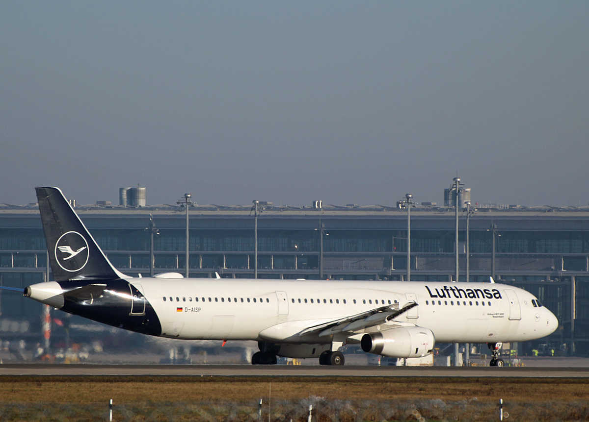Lufthansa, Airbus A 321-231, D-AISP  Rosenheim , BER, 19.01.2025