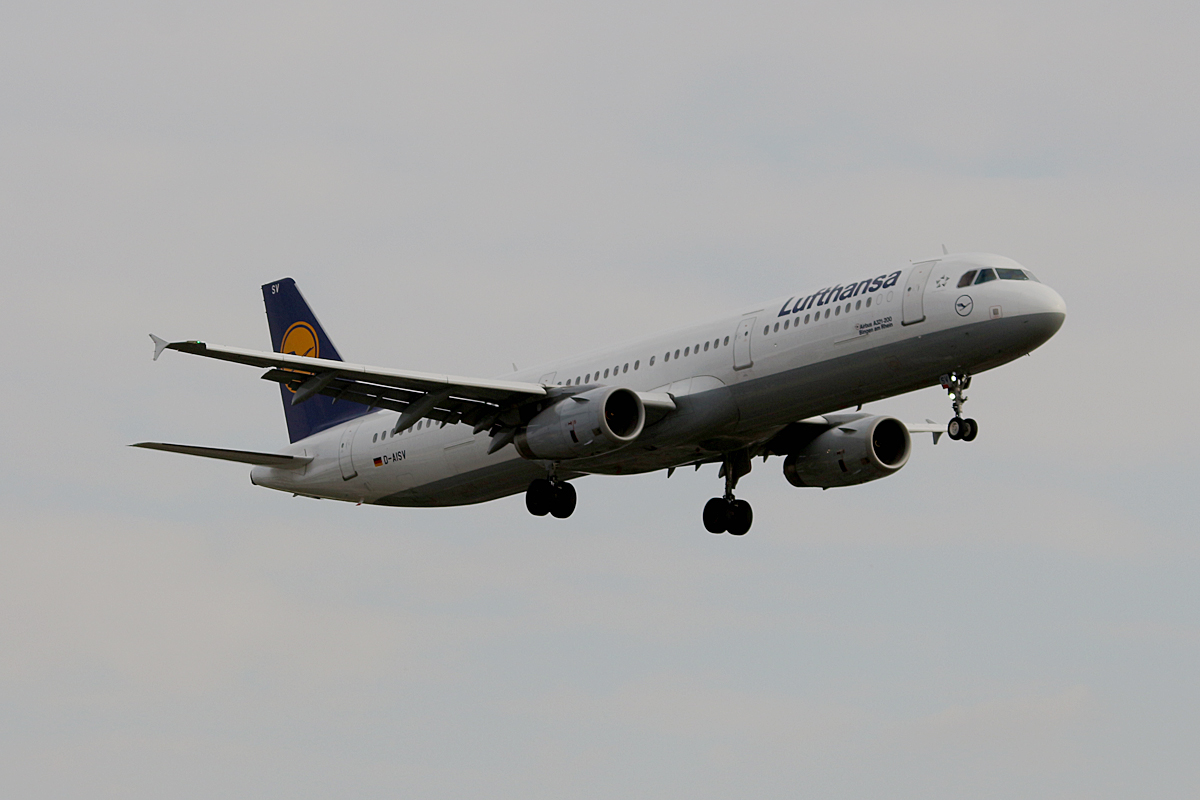 Lufthansa, Airbus A 321-231, D-AISV  Bingen am Rhein , TXL. 23.09.2016