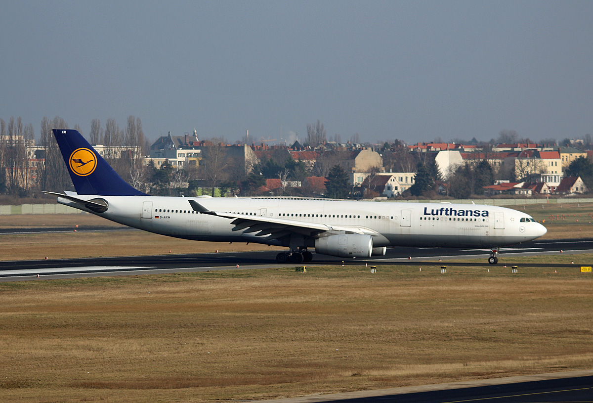 Lufthansa, Airbus A 330-343X, D-AIKM, TXL, 08.02.2018
