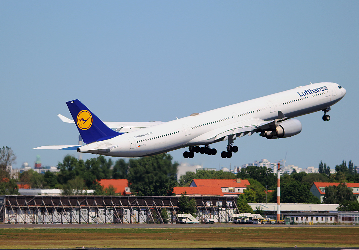 Lufthansa, Airbus A 340-642, D-AIHU, TXL, 20.05.2018