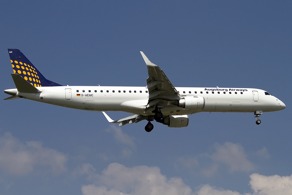Lufthansa - Augsburg Airways, D-AEMC, Embraer, ERJ-195LR, 31.08.2013, GVA, Geneve, Switzerland






