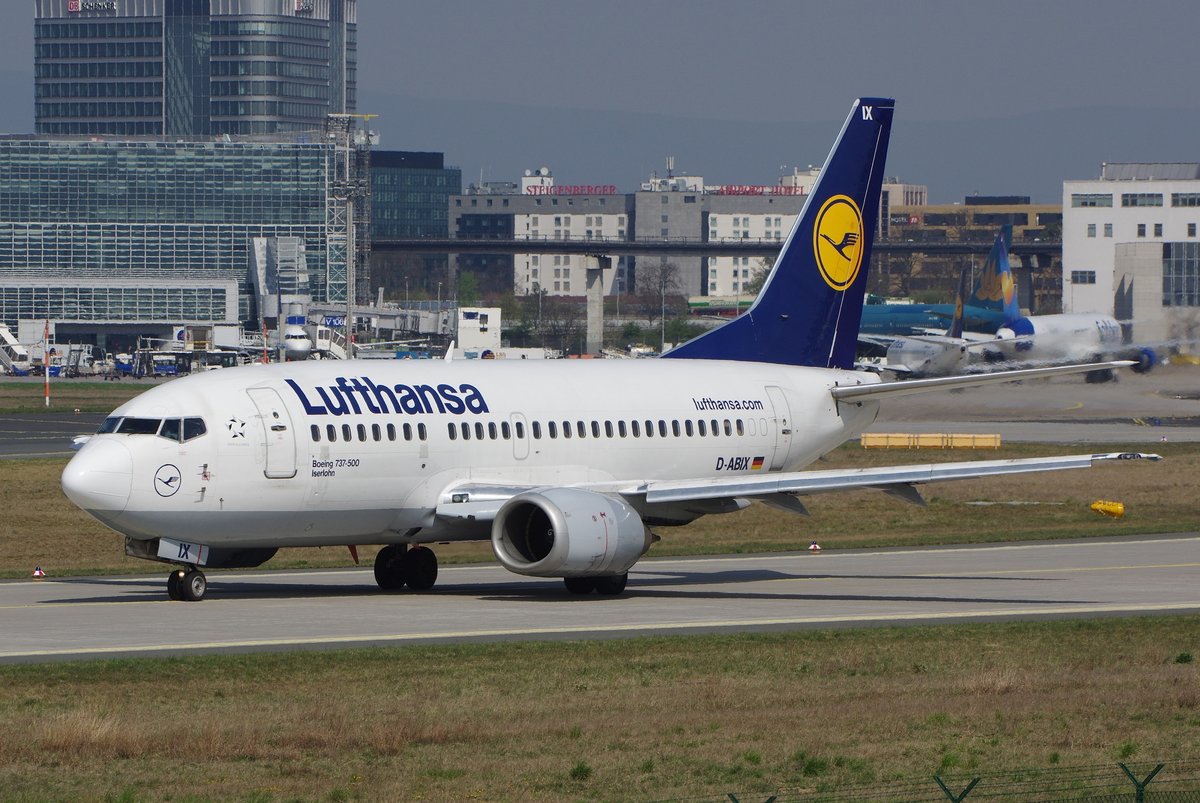 Lufthansa  Boeing 737-500, D-ABIX, 14.04.2015 Frankfurt