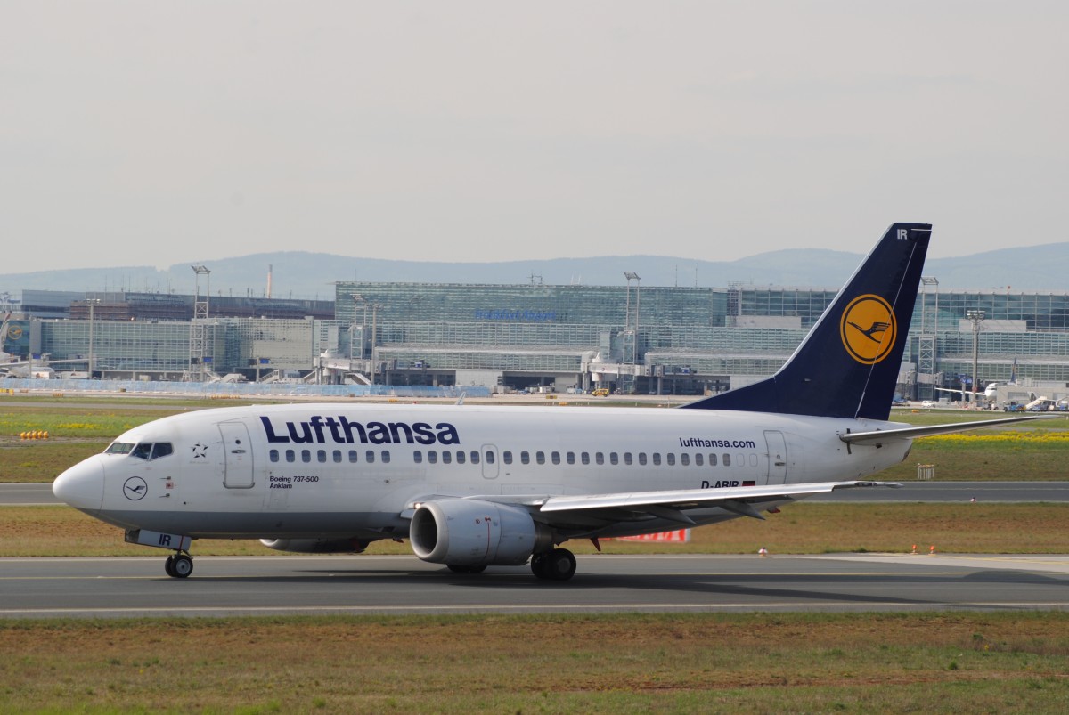 Lufthansa, Boeing 737-530,  D-ABIB , Frankfurt (FRA), 30.04.15