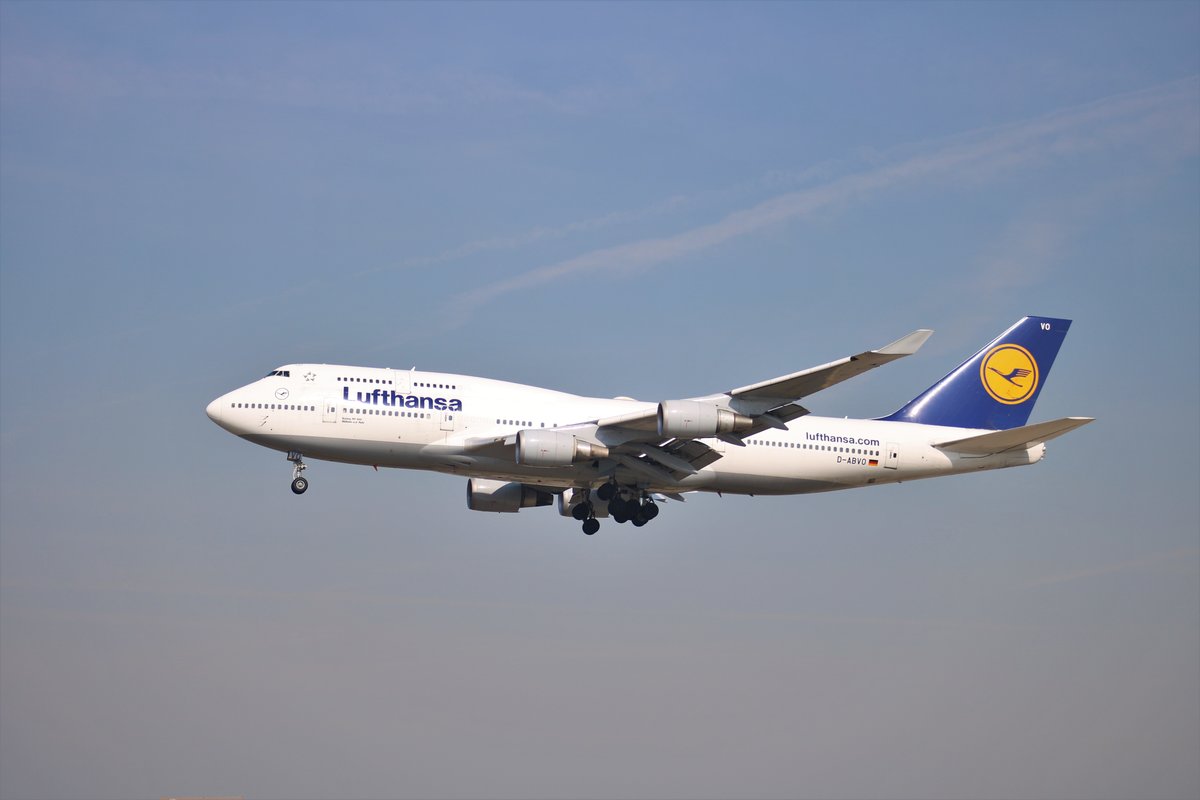 Lufthansa Boeing 747 D-ABOV am 23.03.19 in Frankfurt am Main Flughafen