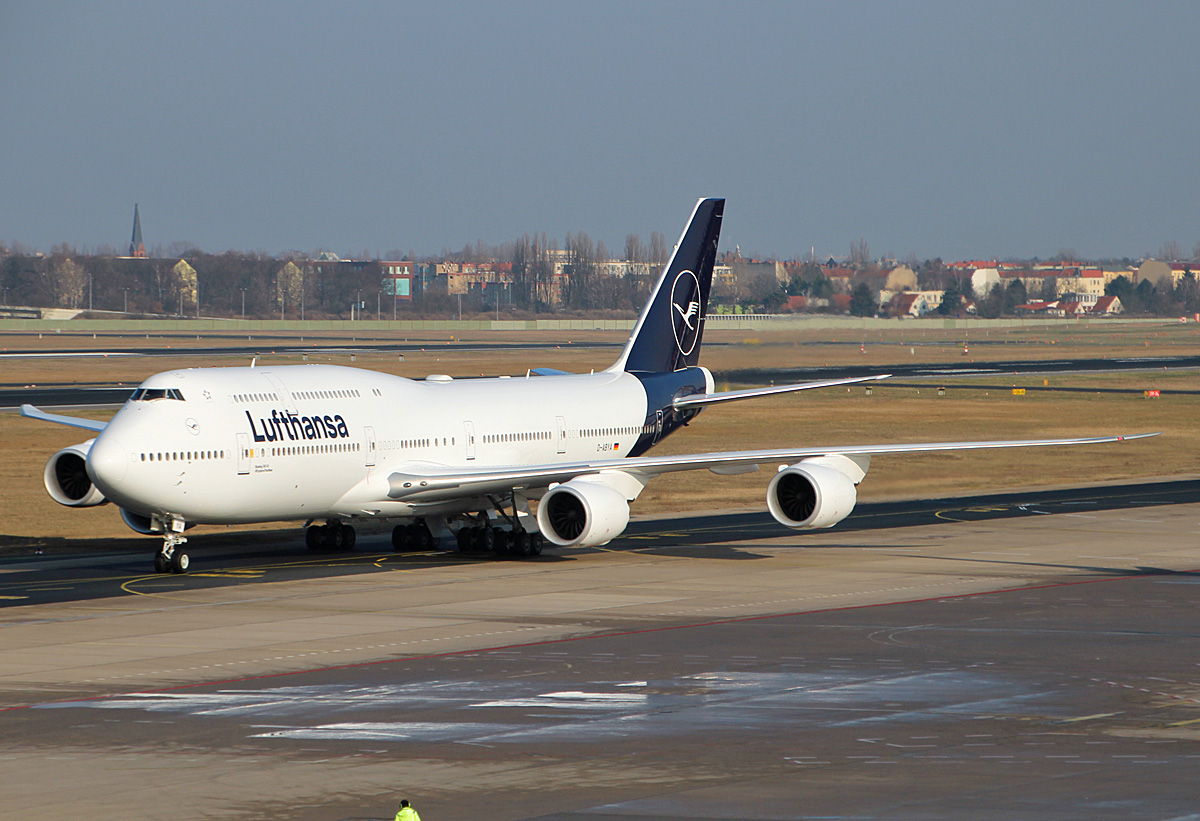 Lufthansa, Boeing B 747-8, D-ABYA, TXL, 08.02.1018