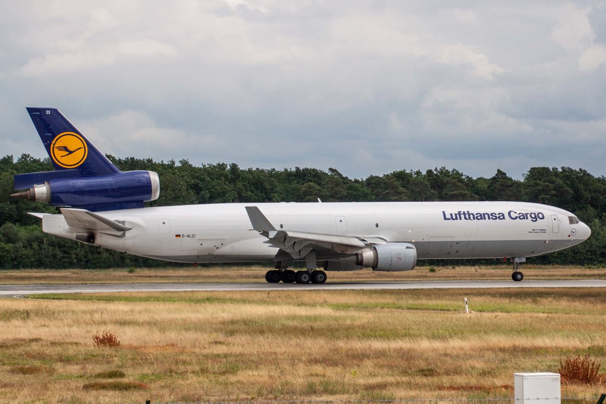 Lufthansa Cargo, D-ALCI  Hello, Bonjour Canada , Boeing (McDonnell Douglas), MD-11F, 10.07.2017, FRA Frankfurt am Main, Germany