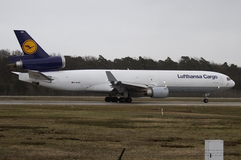 Lufthansa - Cargo, D-ALCN, McDonnell Douglas, MD11F, 08.02.2015, FRA, Frankfurt, Germany 





