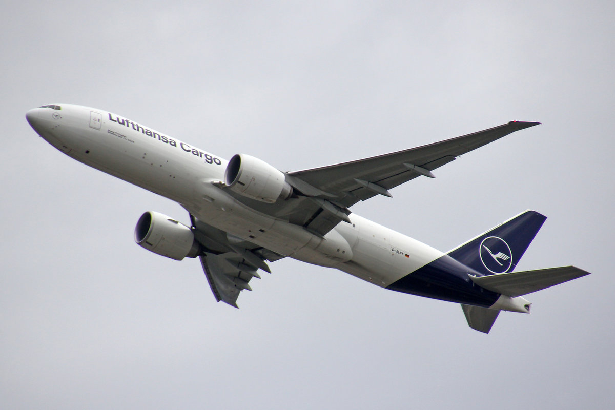 Lufthansa Cargo, D-ALFF, Boeing 777-FBT, msn: 66089/1591,  Konnichiwa Japan , 29.September 2019, FRA Frankfurt, Germany.