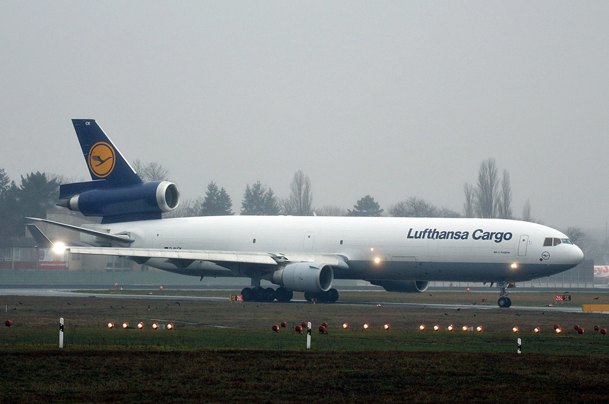 Lufthansa Cargo, MD-11F, D-ALCK, TXL, 26.12.2018