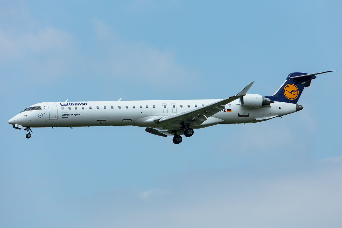 Lufthansa - CityLine, D-ACKE, Bombardier, CRJ-900, 01.05.2019, MUC, München, Germany


