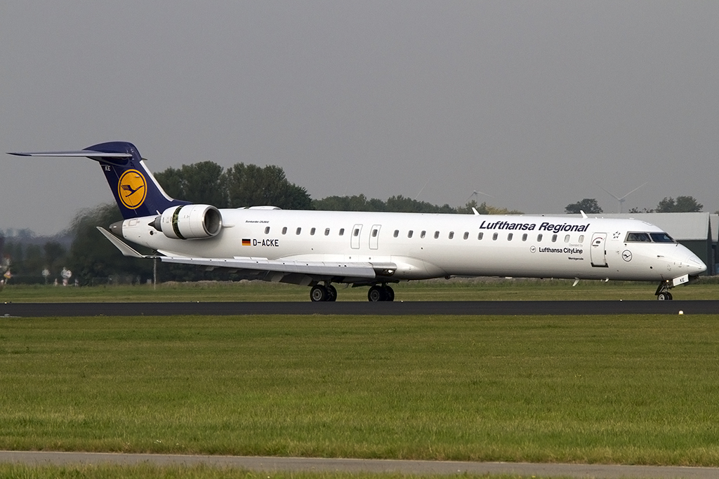 Lufthansa - CityLine, D-ACKE, Bombardier, CRJ-900, 07.10.2013, AMS, Amsterdam, Netherlands 



