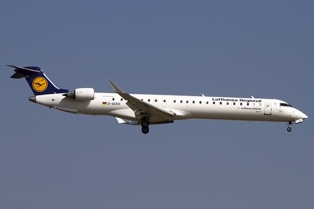 Lufthansa CityLine, D-ACKH, Bombardier, CRJ-900, 09.03.2014, ZRH, Zürich,  Switzerland 




