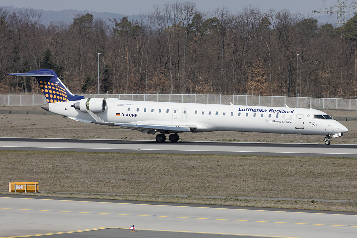 Lufthansa - CityLine, D-ACNF, Bombardier, CRJ-900, 31.03.2019, FRA, Frankfurt, Germany 



