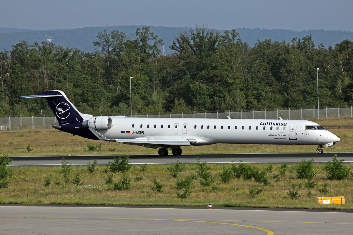 Lufthansa CityLine, D-ACNG, Bombardier CRJ-900LR, msn: 15245,  Rothenburg ob der Tauber , 15.August 2025, FRA Frankfurt, Germany.