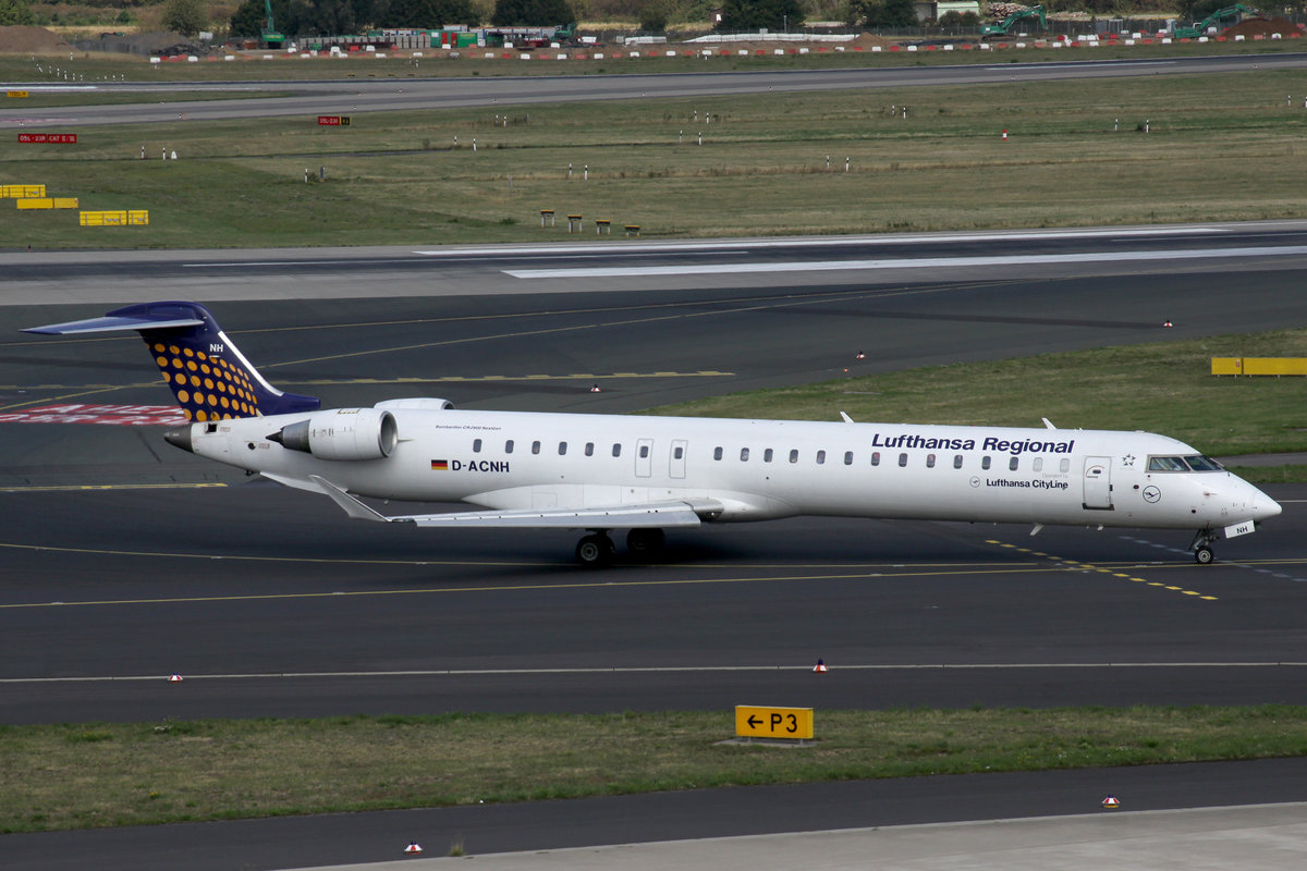 Lufthansa CityLine, D-ACNH, Bombardier (Canadair), CRJ-900 LR (CL-600-2D24), DUS-EDDL, Dsseldorf, 21.08.2019, Germany 