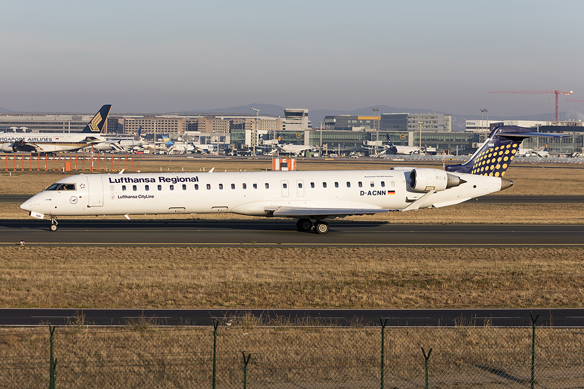 Lufthansa - CityLine, D-ACNN, Bombardier, CRJ-900, 14.10.2018, FRA, Frankfurt, Germany 


