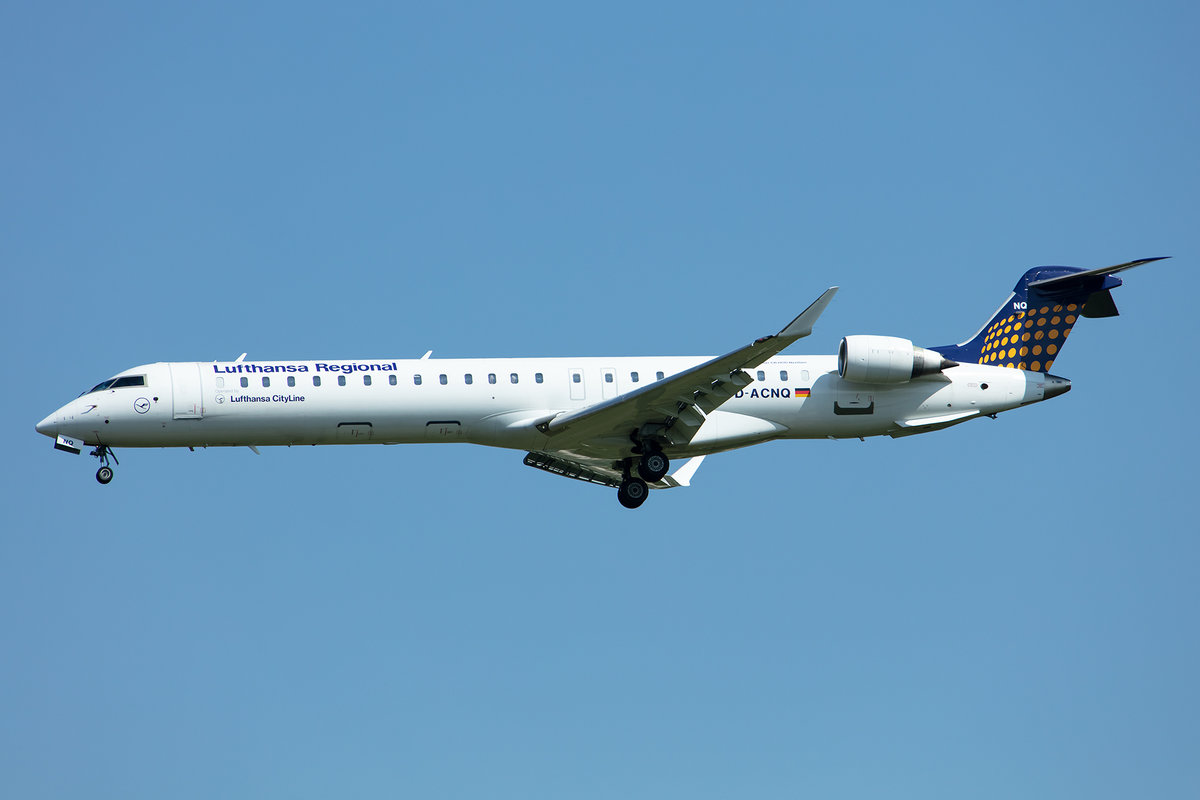 Lufthansa - CityLine, D-ACNQ, Bombardier, CRJ-900, 02.05.2019, MUC, München, Germany


