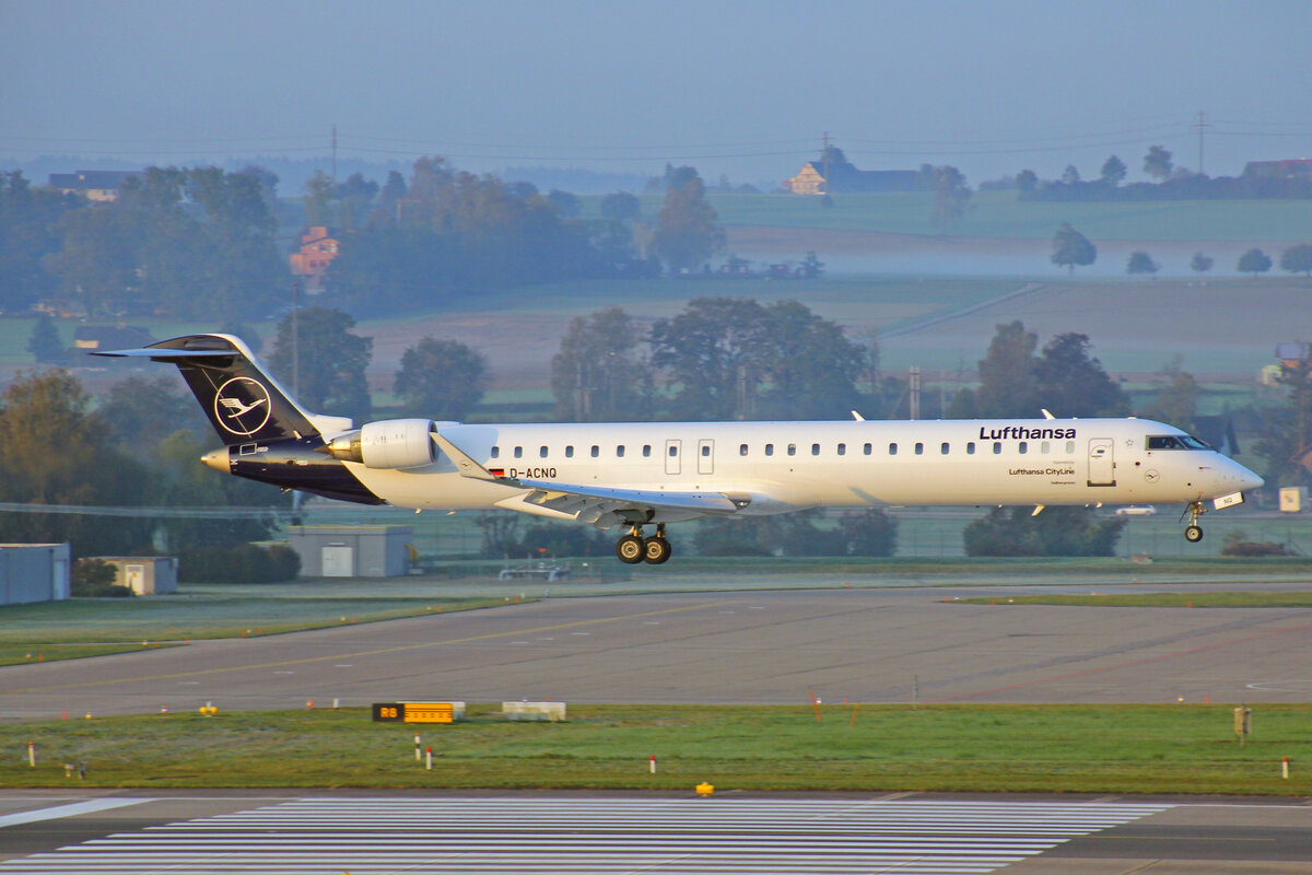 Lufthansa CityLine, D-ACNQ, Bombardier CRJ-900LR, msn: 15260, 16.Oktober 2021, ZRH Zürich, Switzerland.
