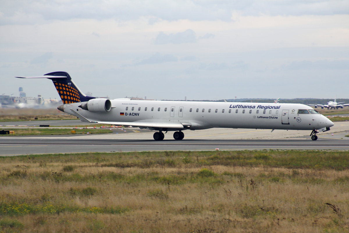 Lufthansa CityLine, D-ACNV, Bombardier CRJ-900LR, msn: 15268, 29.September 2019, FRA Frankfurt, Germany.