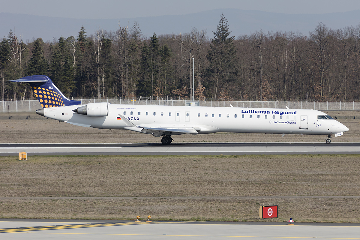 Lufthansa - CityLine, D-ACNX, Bombardier, CRJ-900, 31.03.2019, FRA, Frankfurt, Germany 


