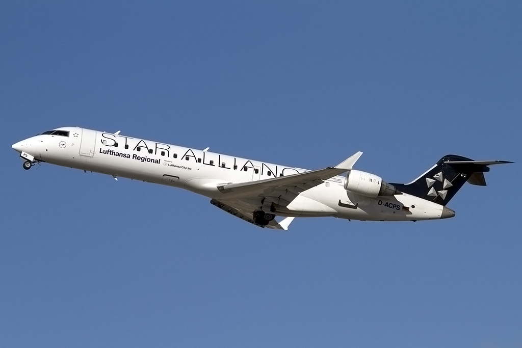 Lufthansa - CityLine, D-ACPS, Bombardier, CRJ-700, 23.02.2014, STR, Stuttgart, Germany



