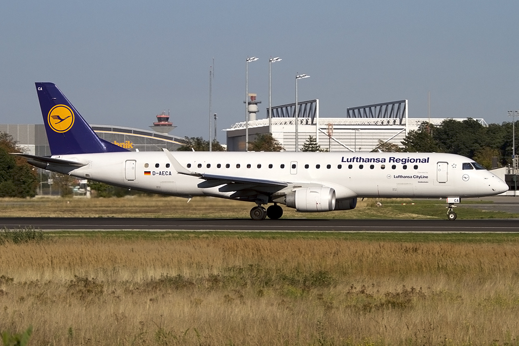 Lufthansa - CityLine, D-AECA, Embraer, ERJ-190, 05.09.2013, FRA, Frankfurt, Germany





