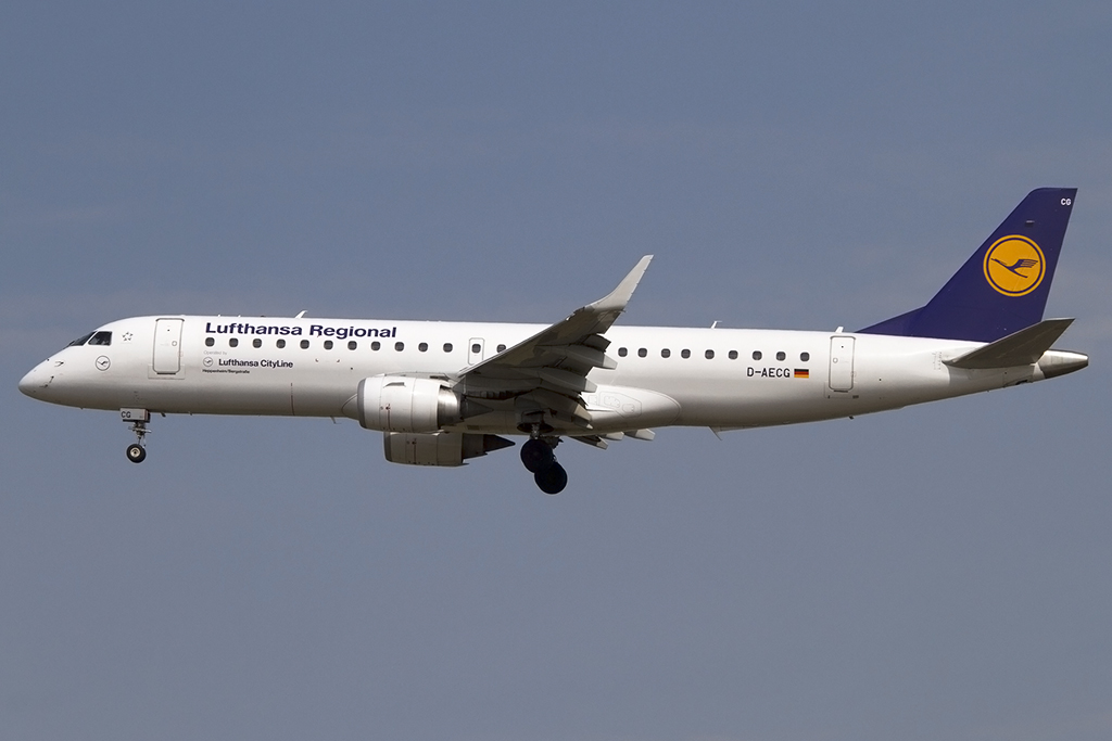 Lufthansa - CityLine, D-AECG, Embraer, ERJ-190, 02.05.2015, FRA, Frankfurt, Germany 



