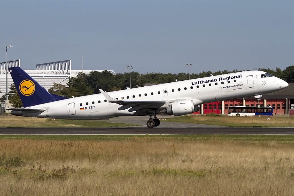 Lufthansa - CityLine, D-AECI, Embraer, ERJ-190, 05.09.2013, FRA, Frankfurt, Germany 
