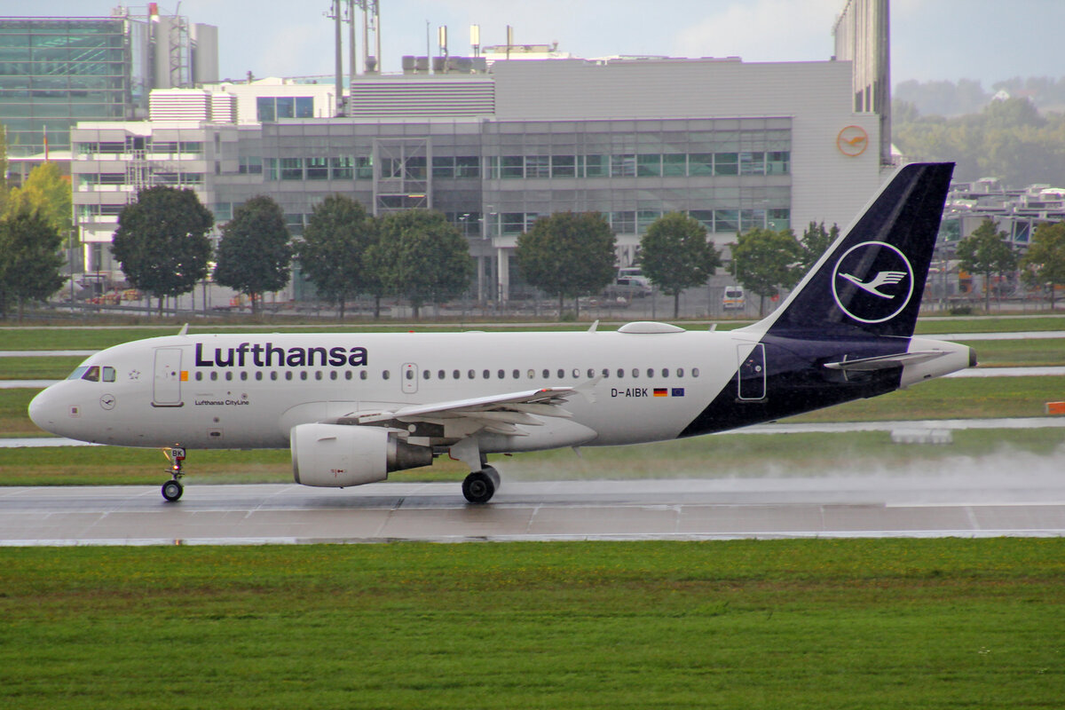 Lufthansa CityLine, D-AIBK, Airbus A319-112, msn: 2131, 10.September 2022, MUC München, Germany.