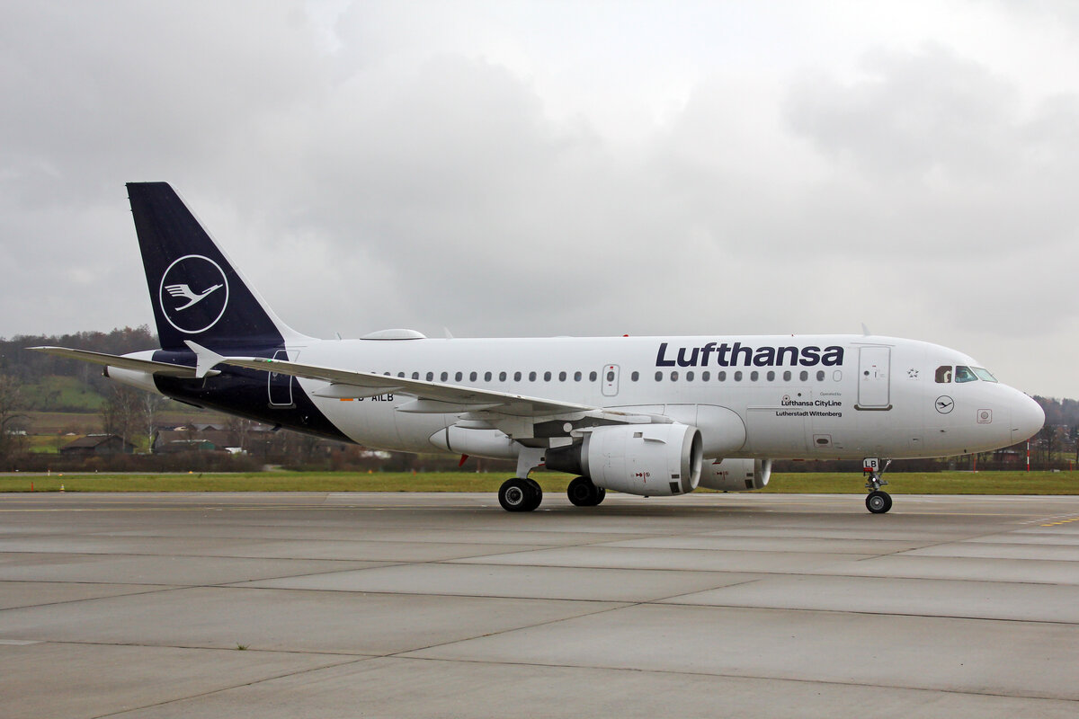 Lufthansa CityLine, D-AILB, Airbus A319-114, msn: 610,  Lutherstadt Wittenberg , 28.November 2021, ZRH Zürich, Switzerland.