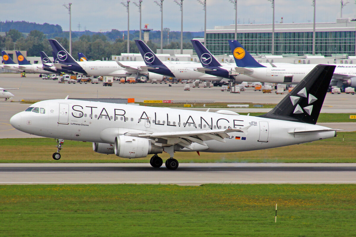 Lufthansa CityLine, D-AILP, Airbus A319-114, msn: 717,  Tübingen , 11.September 2022, MUC München, Germany.