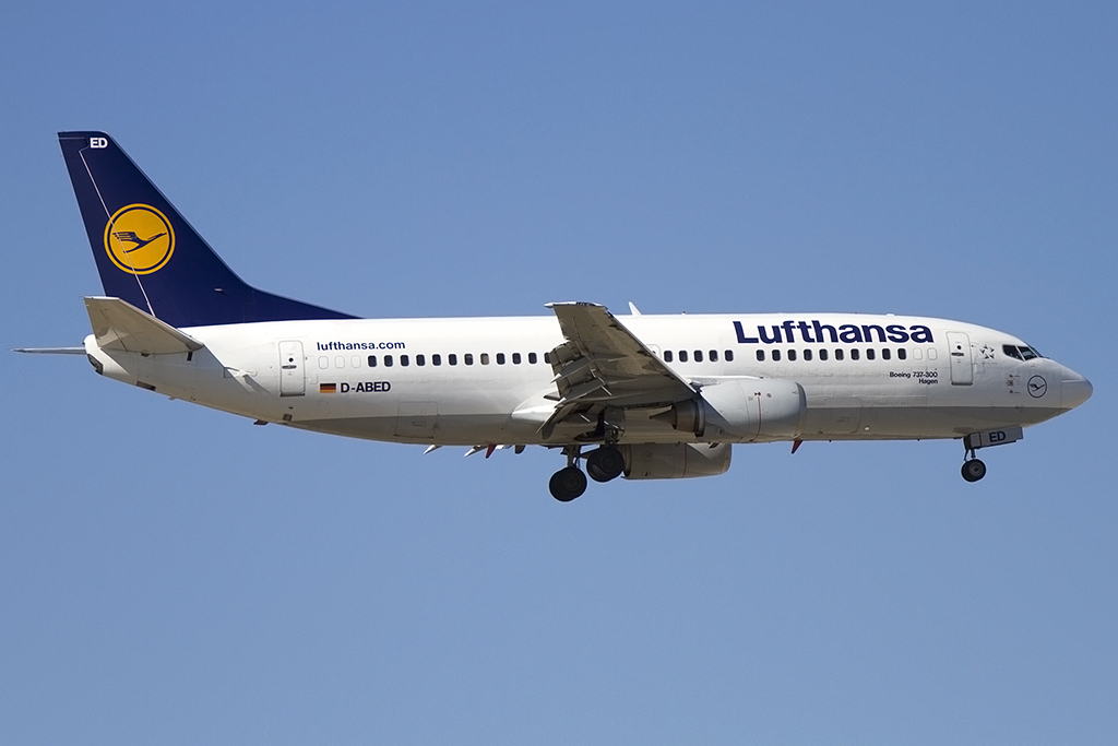 Lufthansa, D-ABED, Boeing, B737-330, 05.09.2013, FRA, Frankfurt, Germany 




