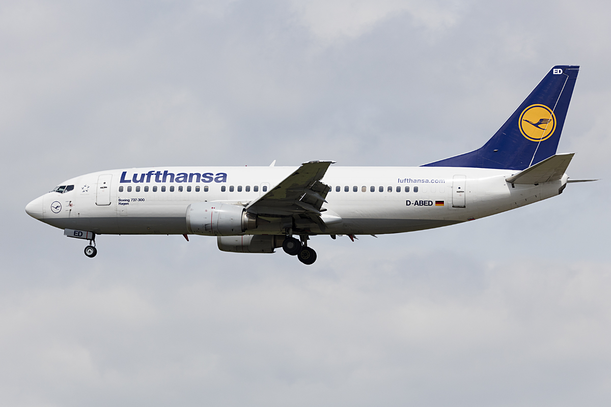 Lufthansa, D-ABED, Boeing, B737-330, 21.05.2016, FRA, Frankfurt, Germany 



