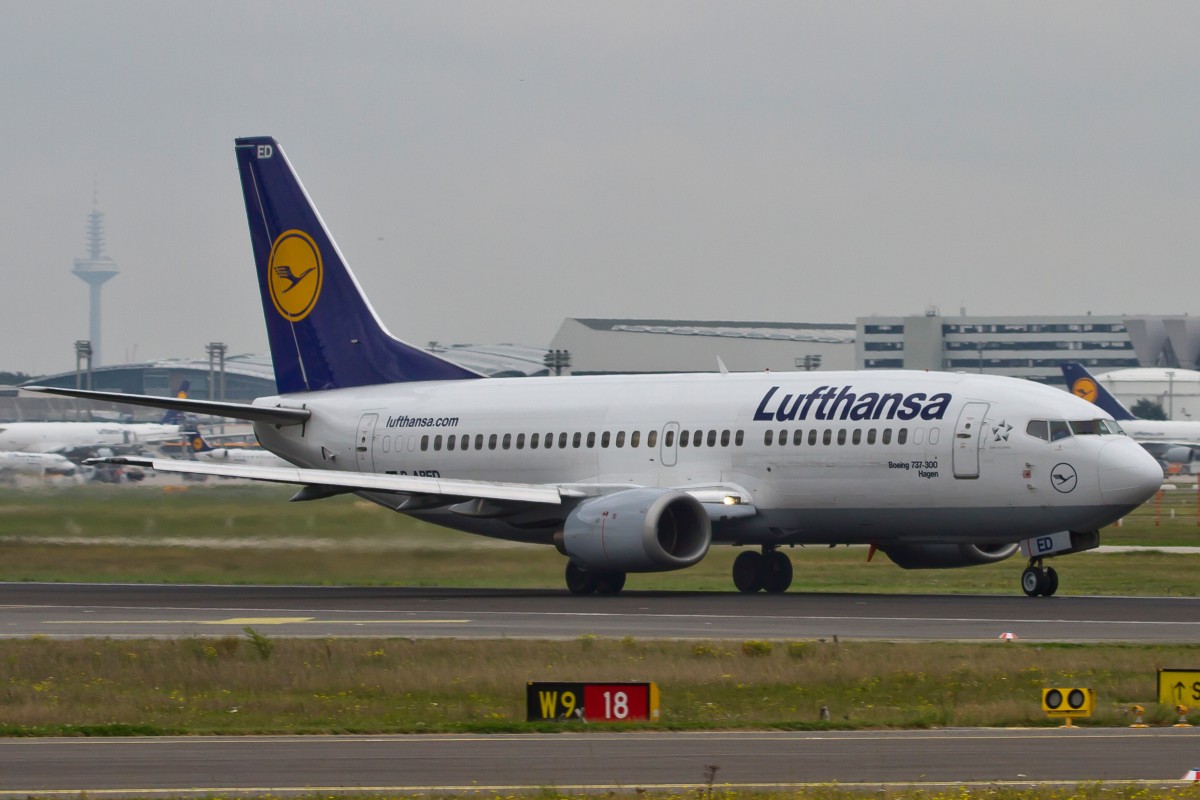 Lufthansa, D-ABED  Hagen , Boeing, 737-300, 15.09.2014, FRA-EDDF, Frankfurt, Germany