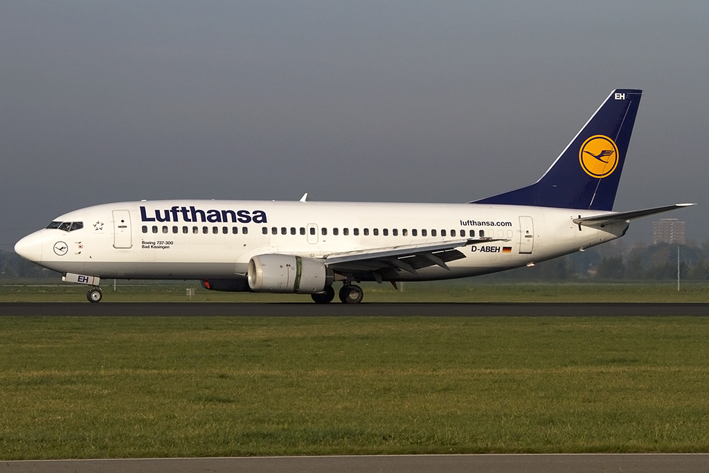 Lufthansa, D-ABEH, Boeing, B737-330, 07.10.2013, AMS, Amsterdam, Netherlands 






