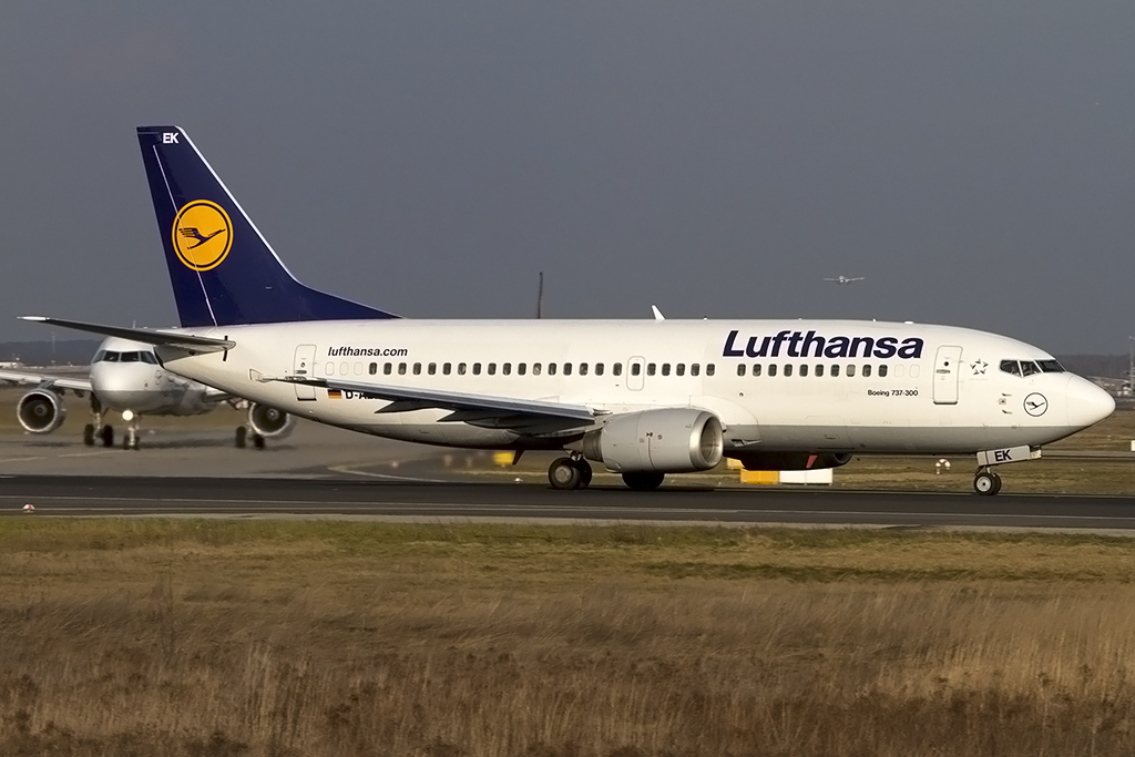 Lufthansa, D-ABEK, Boeing, B737-330, 05.03.2014, FRA, Frankfurt, Germany 



