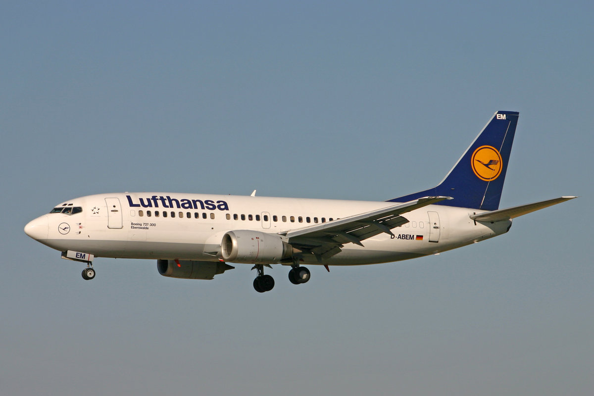 Lufthansa, D-ABEM, Boeing 737-330, msn: 25416/2182,  Eberswalde , 18.Juli 2006, ZRH Zürich, Switzerland.
