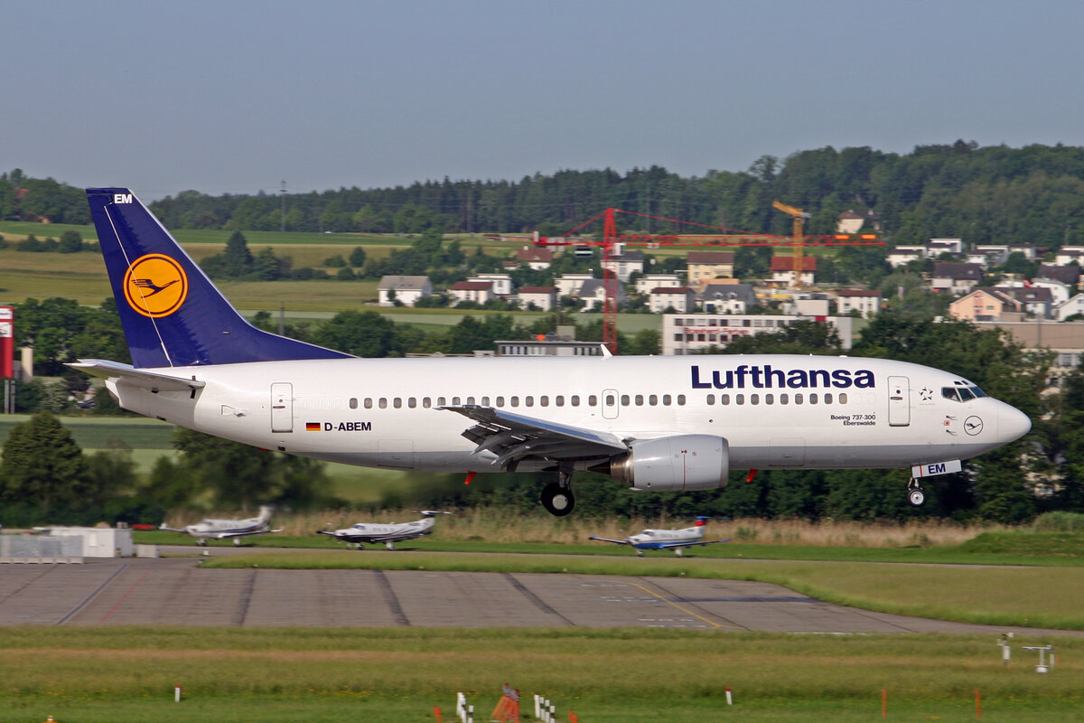 Lufthansa, D-ABEM, Boeing B737-330, msn: 25416/2182,  Eberswalde , 26.Mai 2007, ZRH Zürich, Switzerland.