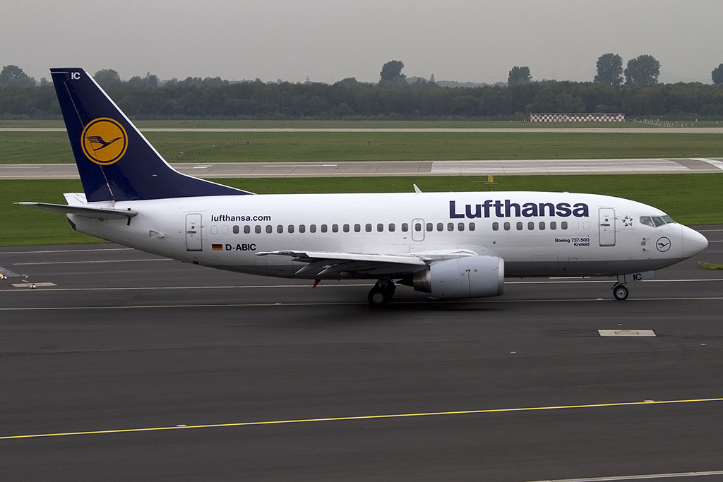 Lufthansa, D-ABIC, Boeing, B737-530, 08.10.2013, DUS, Düsseldorf, Germany 



